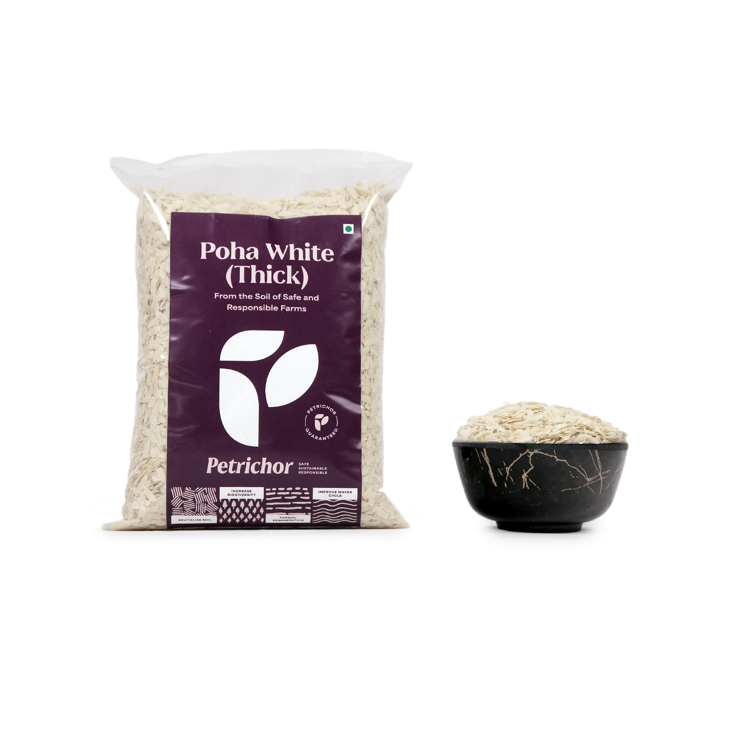 PTR POHA WHITE THICK 500G