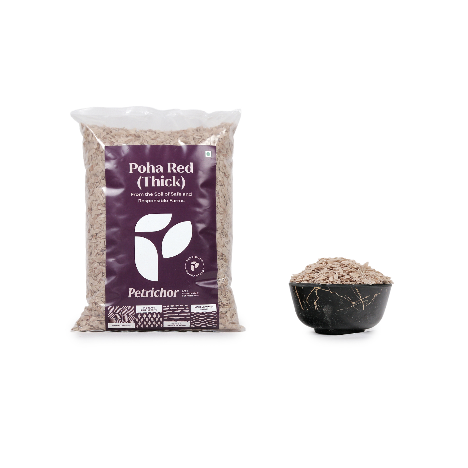 PTR POHA RED THICK 500G