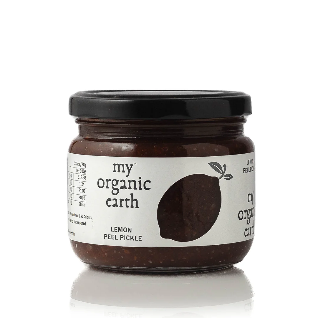 MY ORG EARTH LEMON PEEL PICKLE 375G